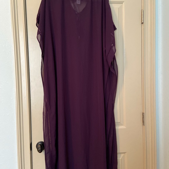 Tommy bahama sheer purple full length coverup - Picture 6 of 6